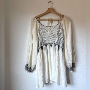 What A Feeling Embroidered Tunic